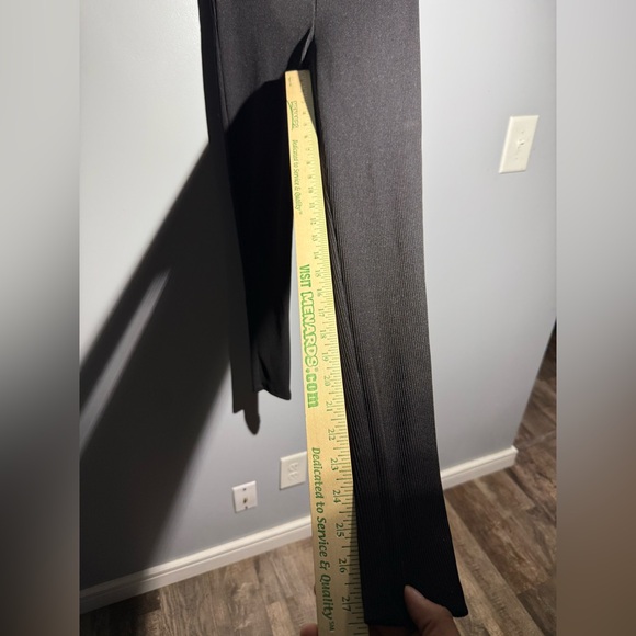 Zara Black Leggings Stretchy Minimalist Design - Picture 12 of 12